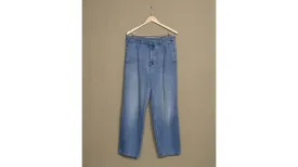 Denim Double Pleated Pants - 32 x 29