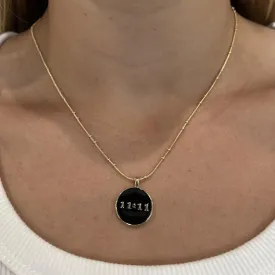 11:11 Necklace Black