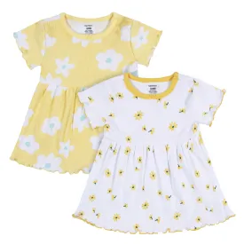 2-Pack Baby & Toddler Girls Picnic Day Dreams Short Sleeve Cotton Dresses