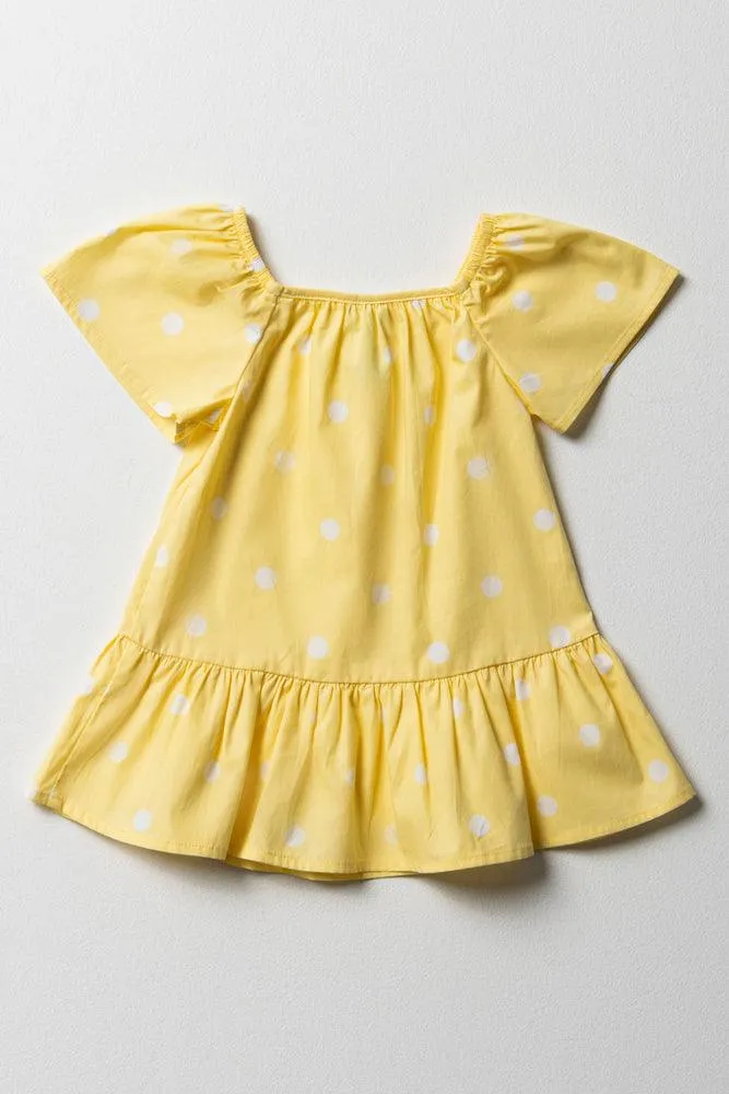 A-Line Dress Yellow