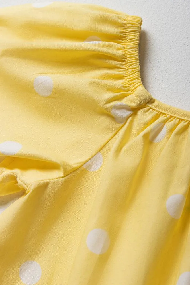 A-Line Dress Yellow