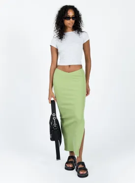 Abigail Midi Skirt Green