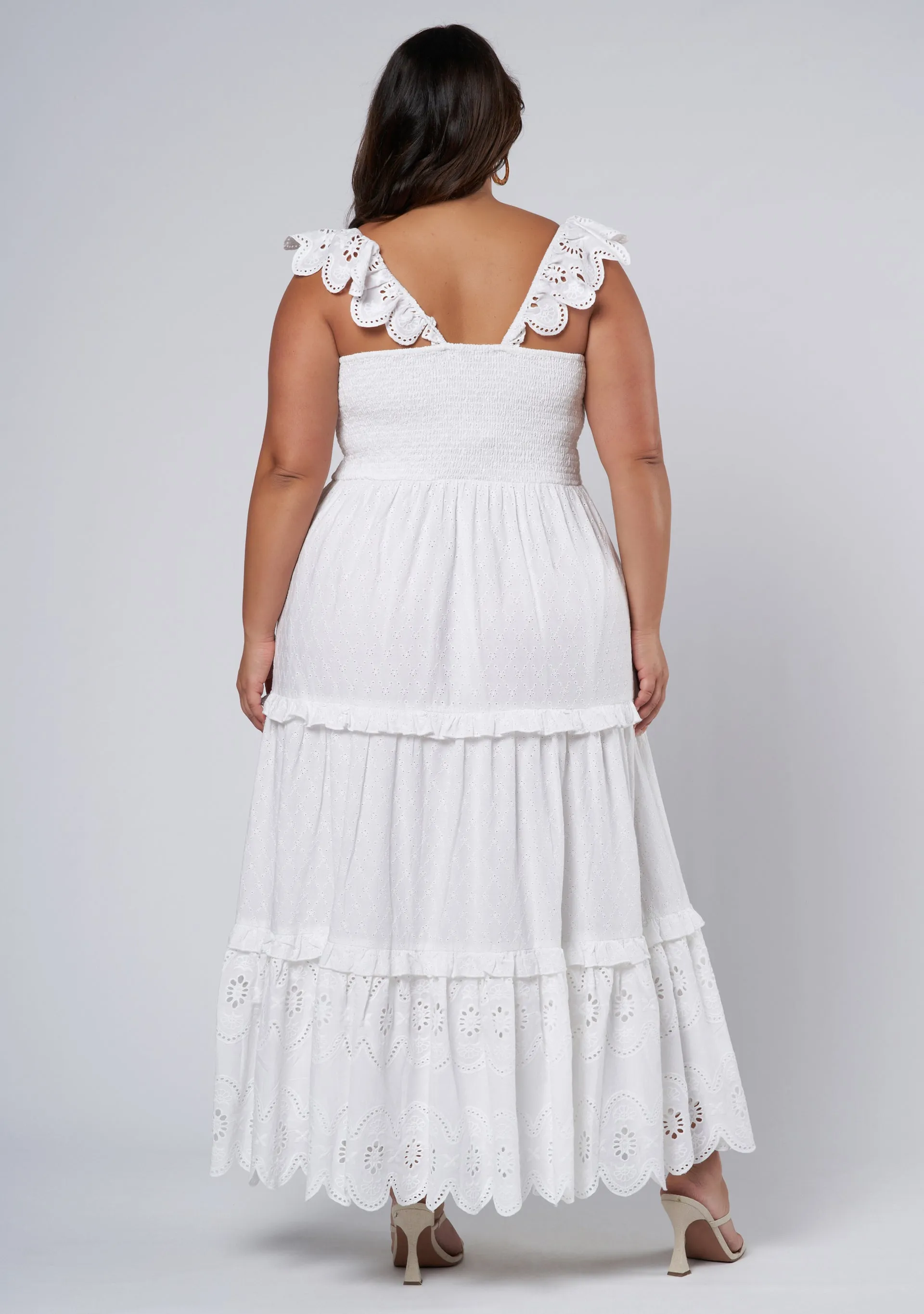 Allura Broderie Maxi Dress