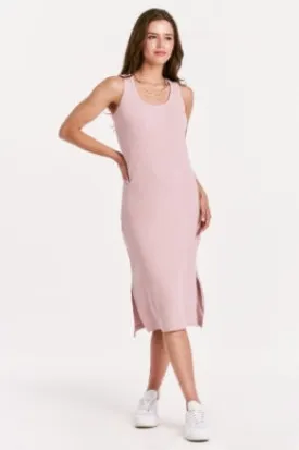 Another Love Britta Sleeveless Midi Dress- Rose