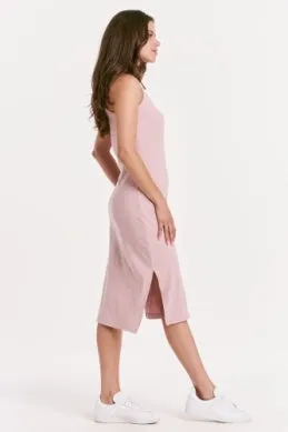 Another Love Britta Sleeveless Midi Dress- Rose