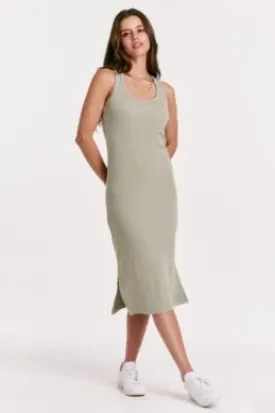 Another Love Britta Sleeveless Midi Dress- Sage