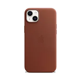 Apple Iphone 14 Leather Case with Magsafe-Umber