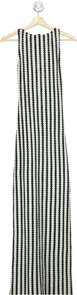 ASOS Black and White Striped Maxi Dress XS