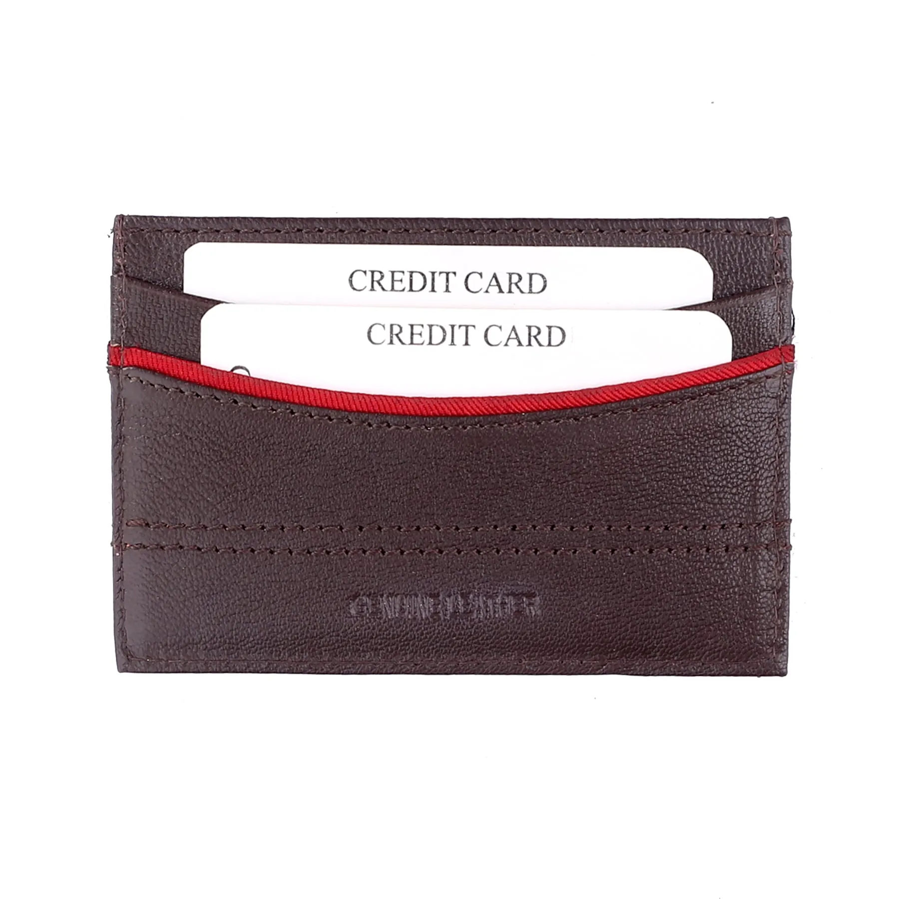 Bacca Bucci Unisex Genuine Leather Credit Card Holder Wallet