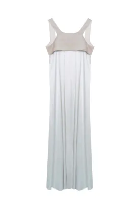 Bare Back Acetate Long Dress