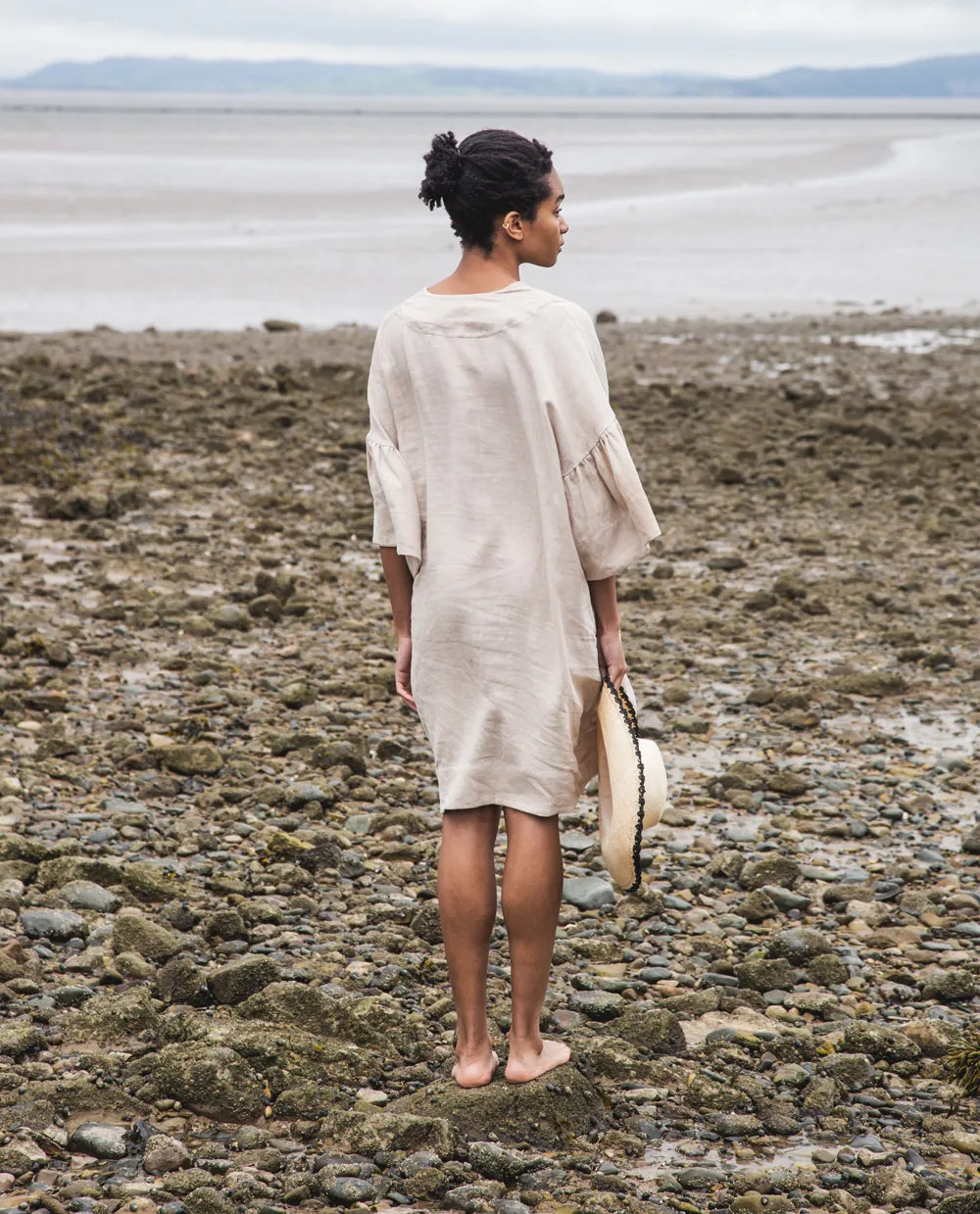 Bee-May Linen Dress In Sand