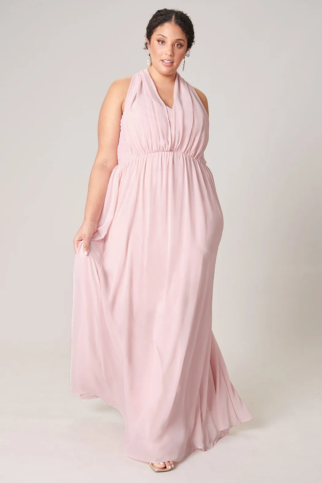 Beloved Ruched Sweetheart Convertible Dress Curve