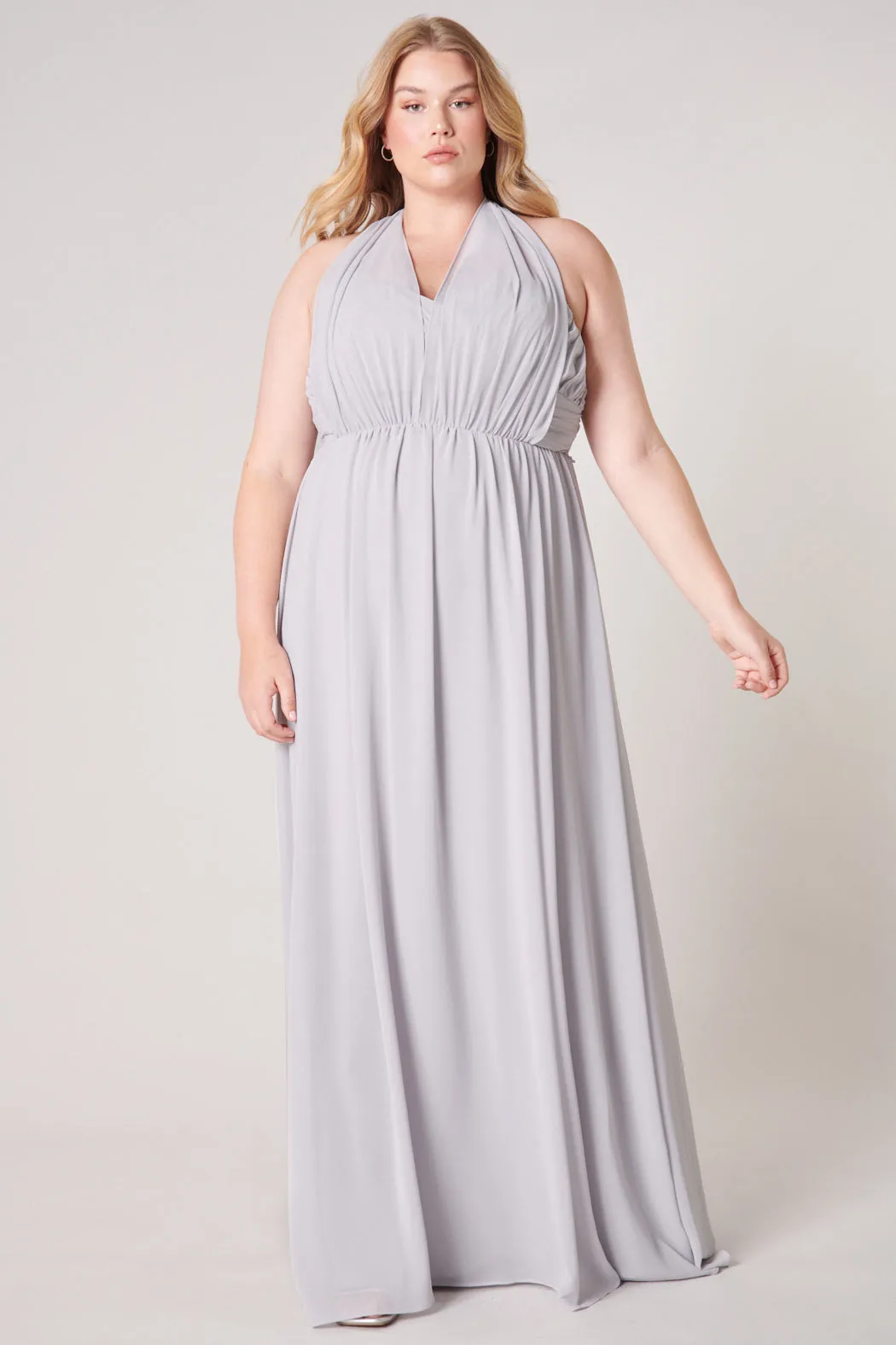 Beloved Ruched Sweetheart Convertible Dress Curve