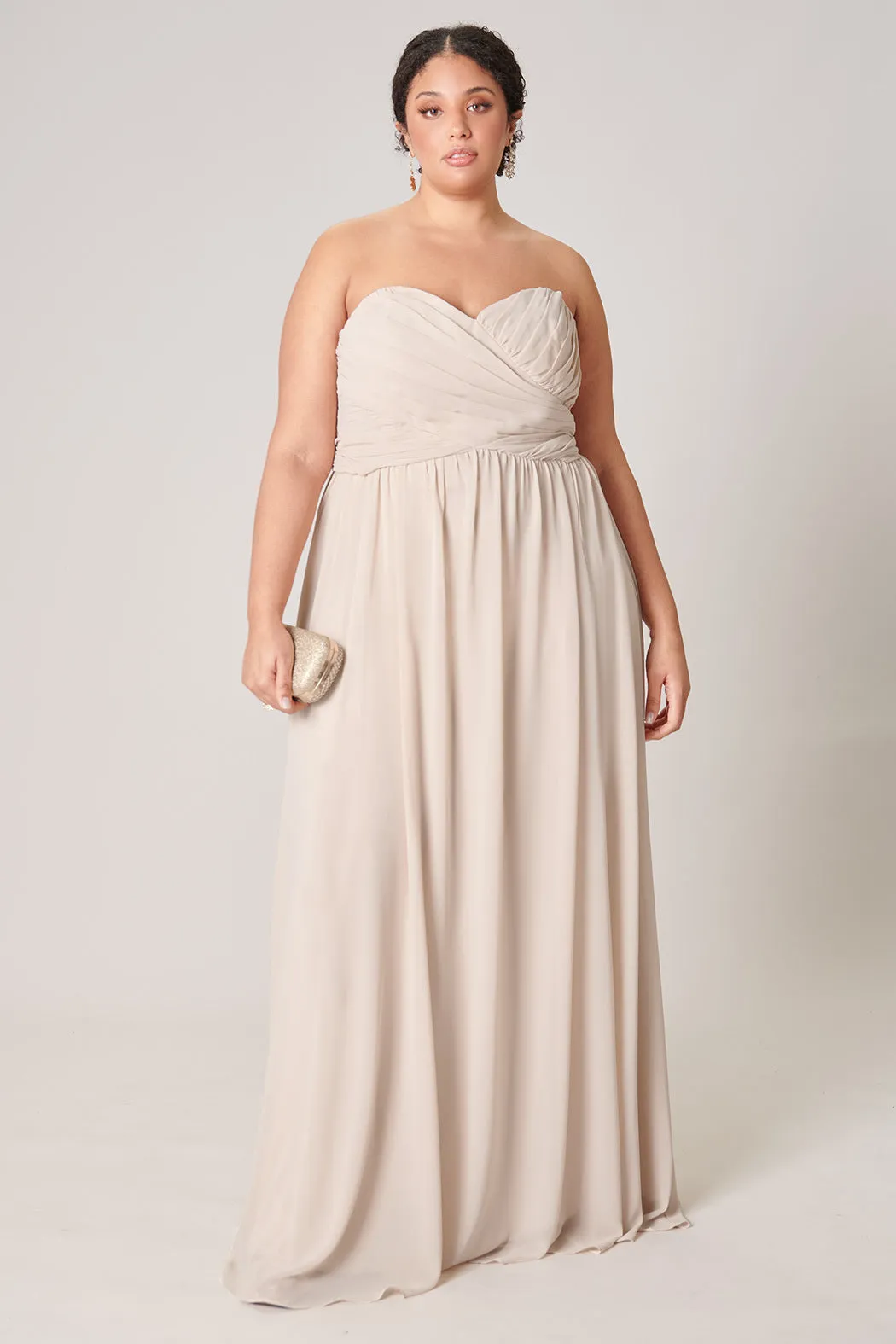 Beloved Ruched Sweetheart Convertible Dress Curve