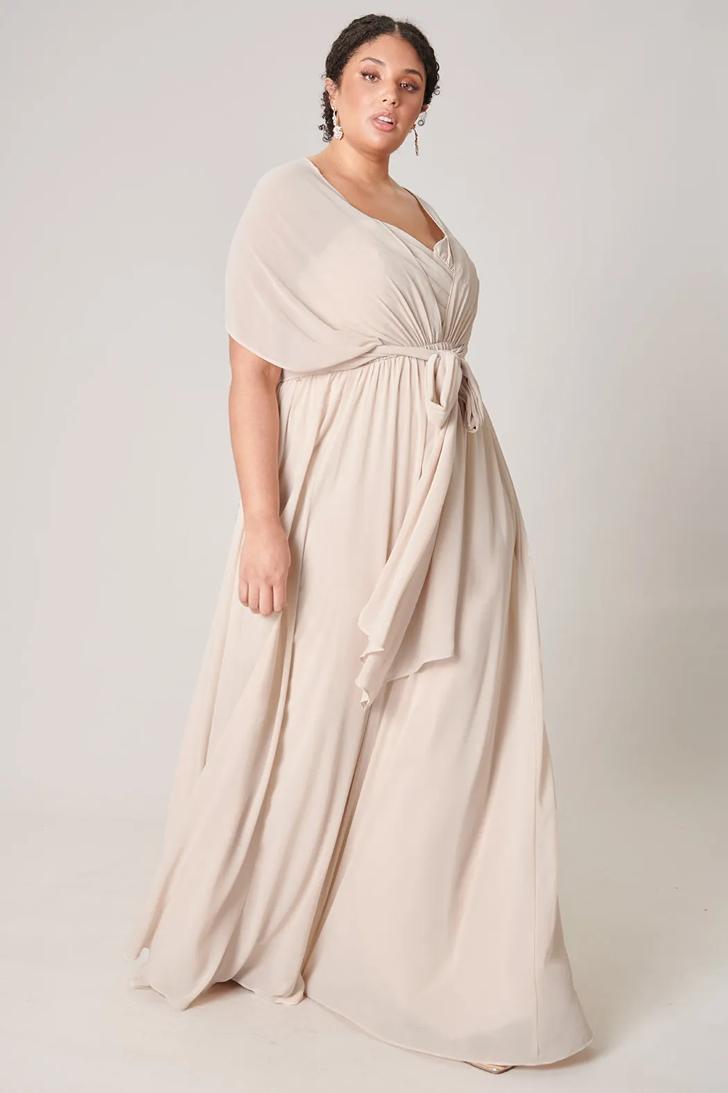 Beloved Ruched Sweetheart Convertible Dress Curve