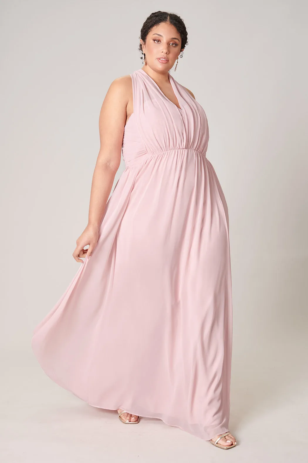 Beloved Ruched Sweetheart Convertible Dress Curve