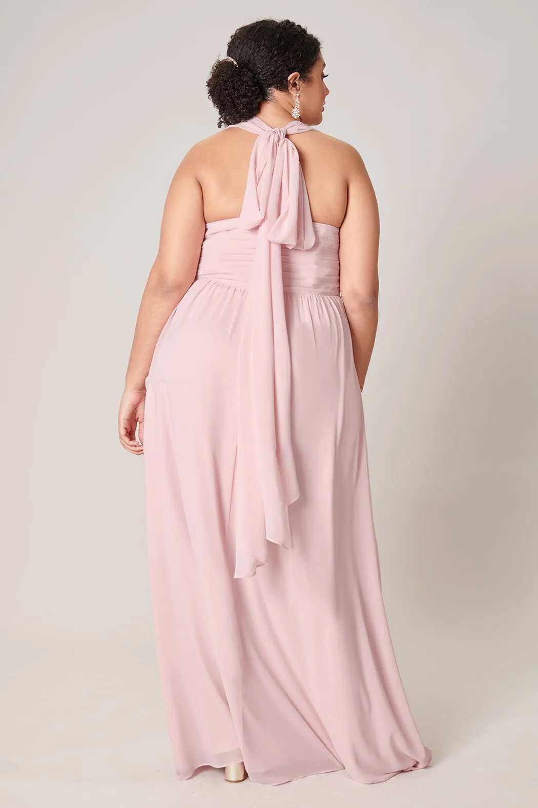 Beloved Ruched Sweetheart Convertible Dress Curve