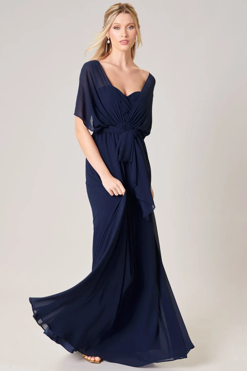 Beloved Ruched Sweetheart Convertible Dress