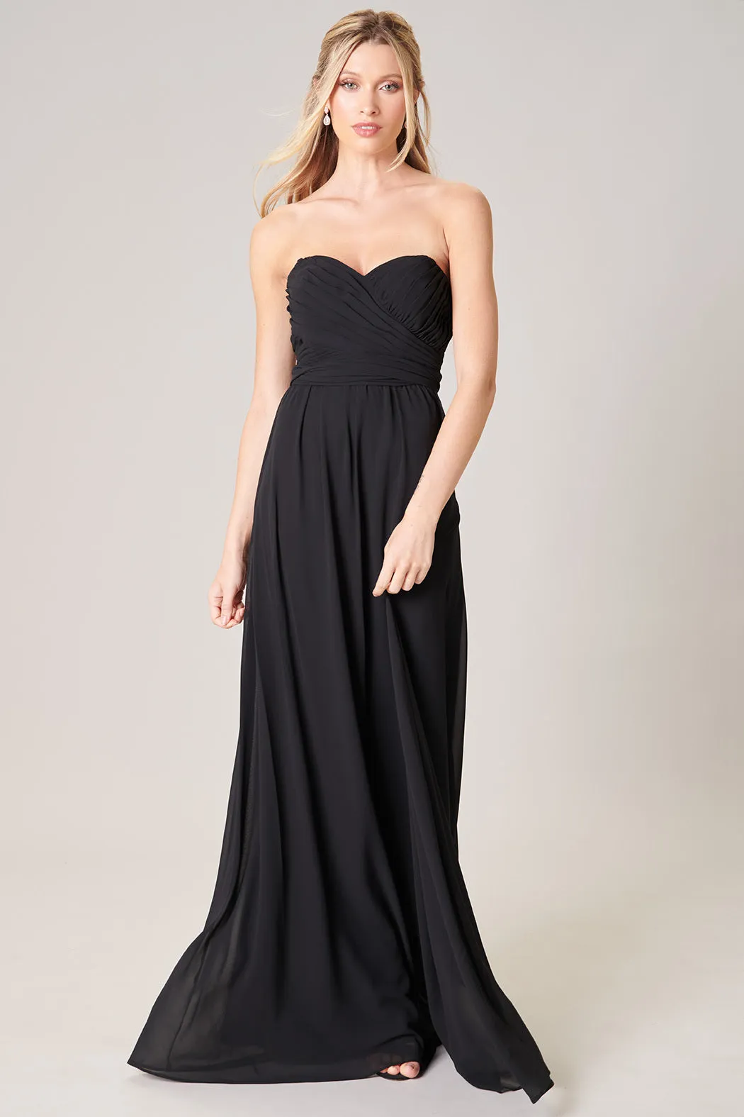 Beloved Ruched Sweetheart Convertible Dress