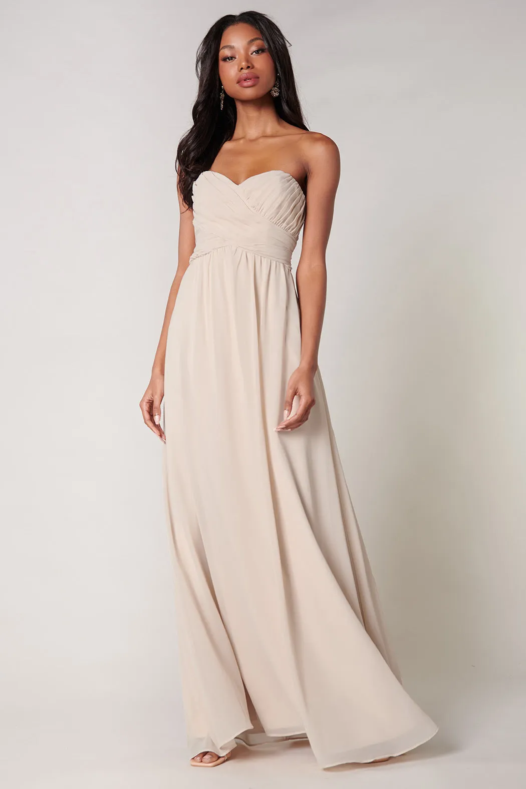 Beloved Ruched Sweetheart Convertible Dress