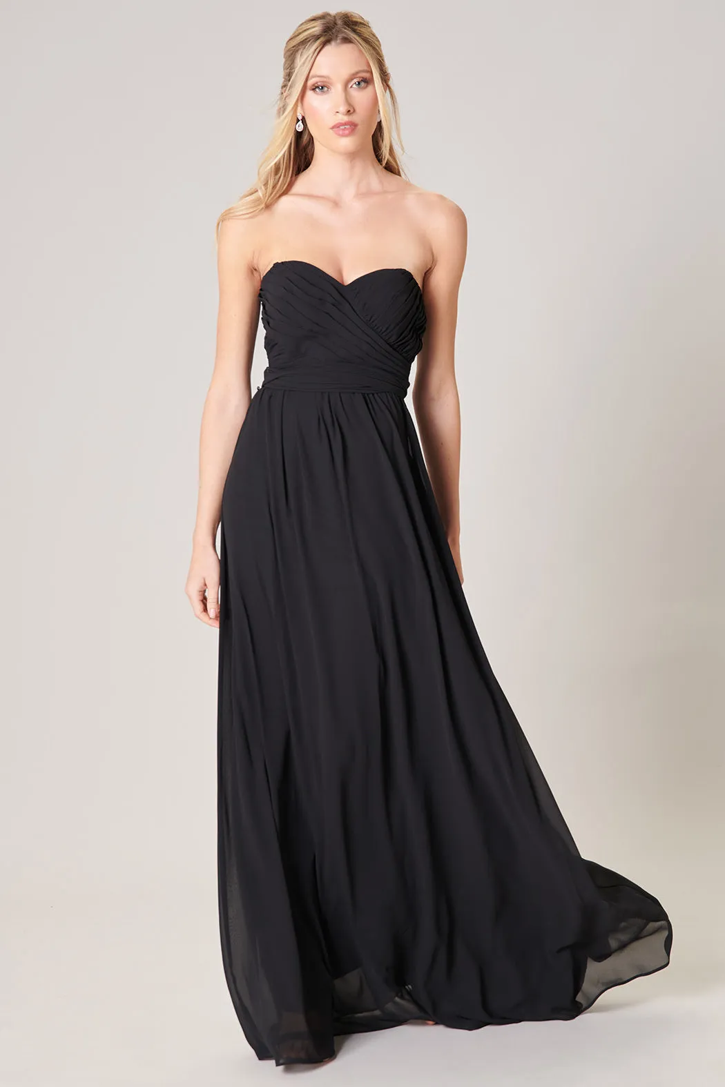 Beloved Ruched Sweetheart Convertible Dress