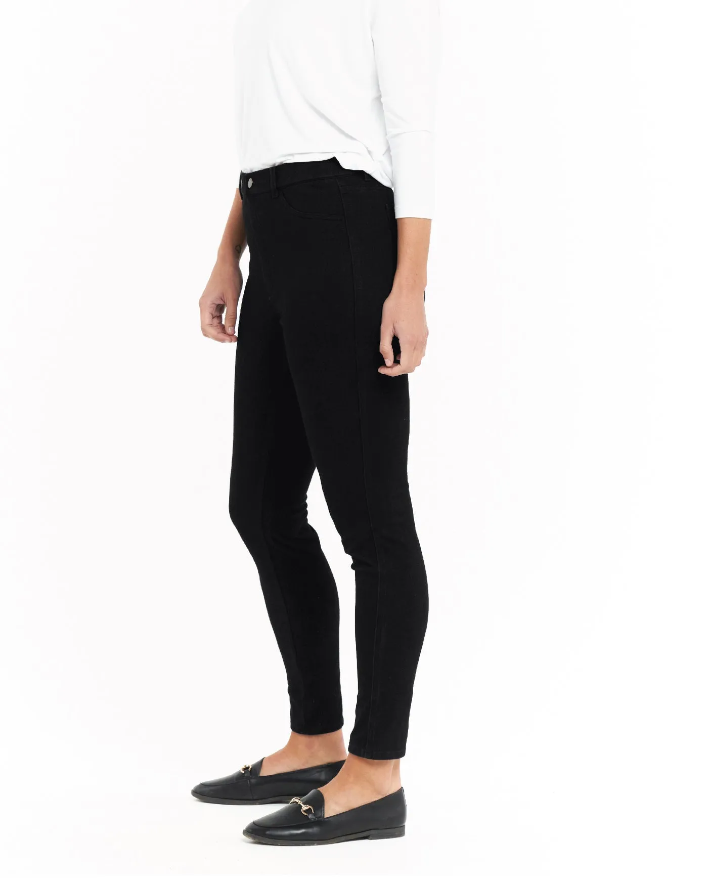 Betty Basics Stanford Stretch Denim Jegging Black