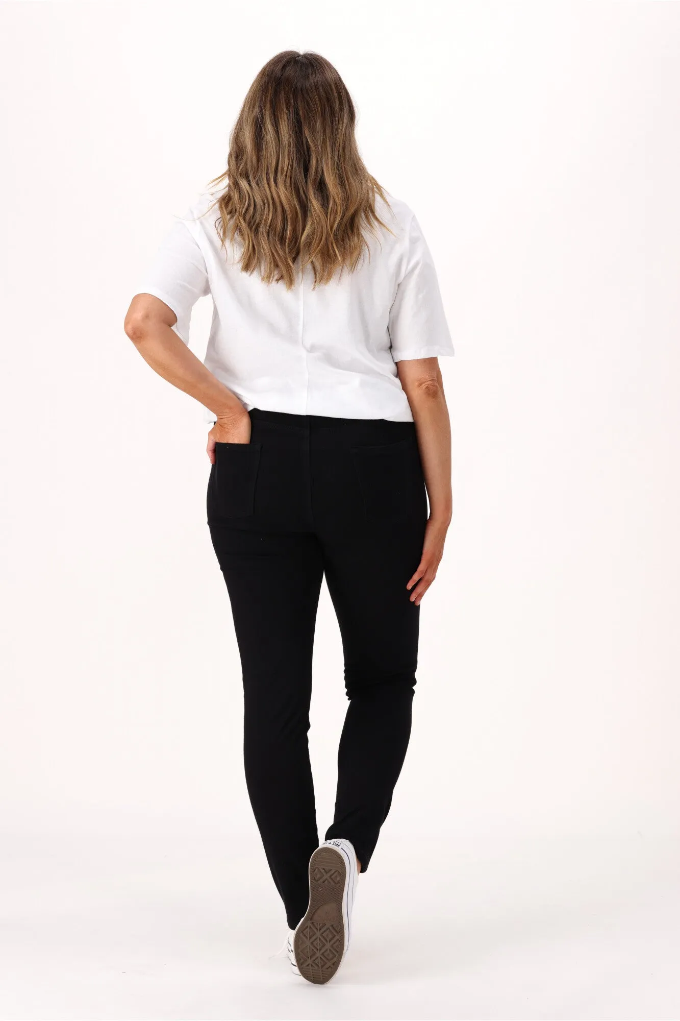 Betty Basics Stanford Stretch Denim Jegging Black