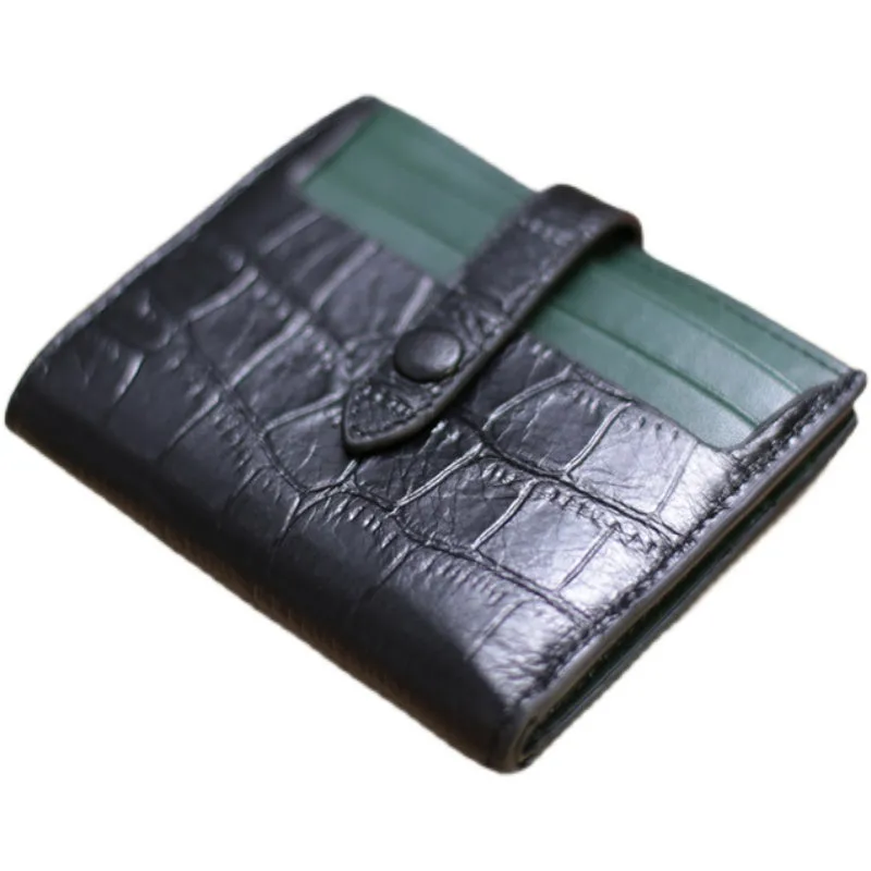 Black&White Cute Women Leather Slim Wallet Card Wallet Mini Billfold Wallets Slim Brown Card Holder Wallets For Women