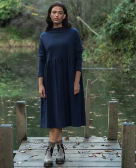 Bramble Organic Cotton Dress in Night Sky