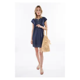 Calypso Lucy Dress - Navy