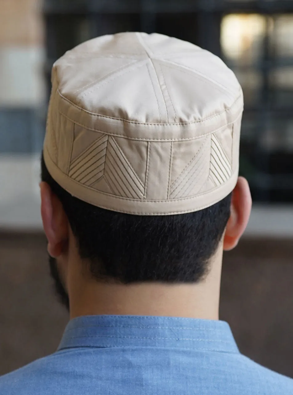 Chevron Pleated Kufi