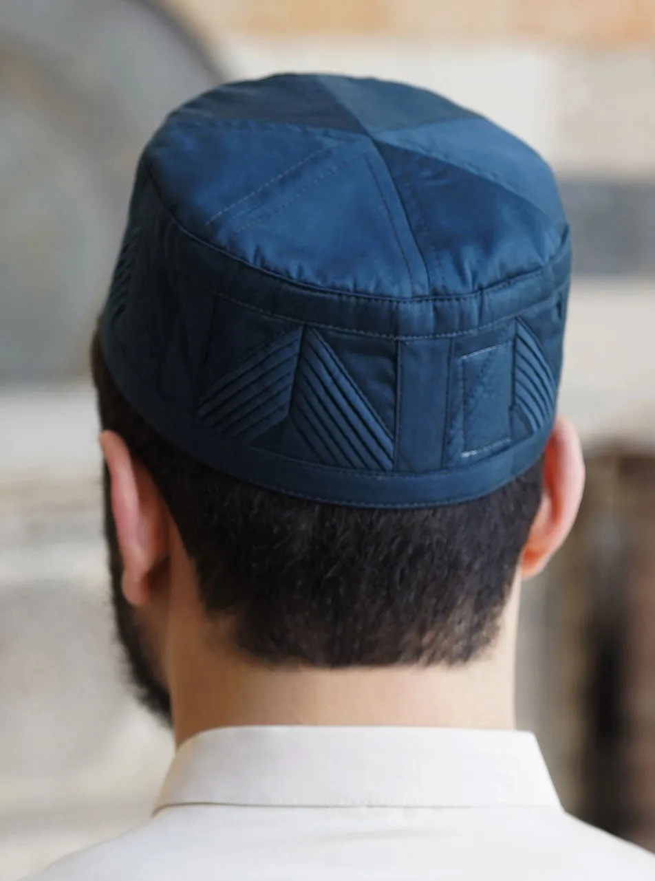 Chevron Pleated Kufi