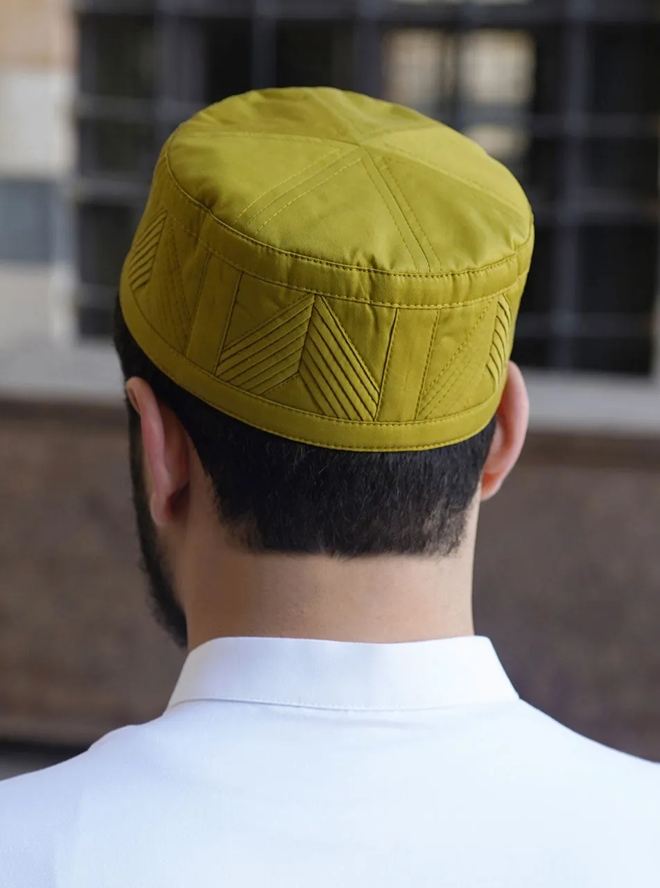 Chevron Pleated Kufi