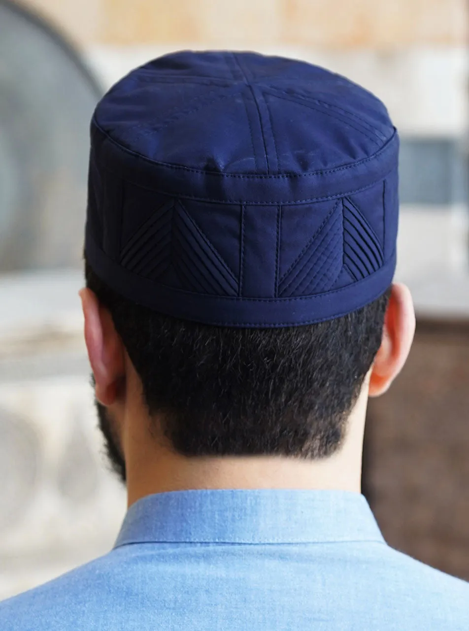 Chevron Pleated Kufi