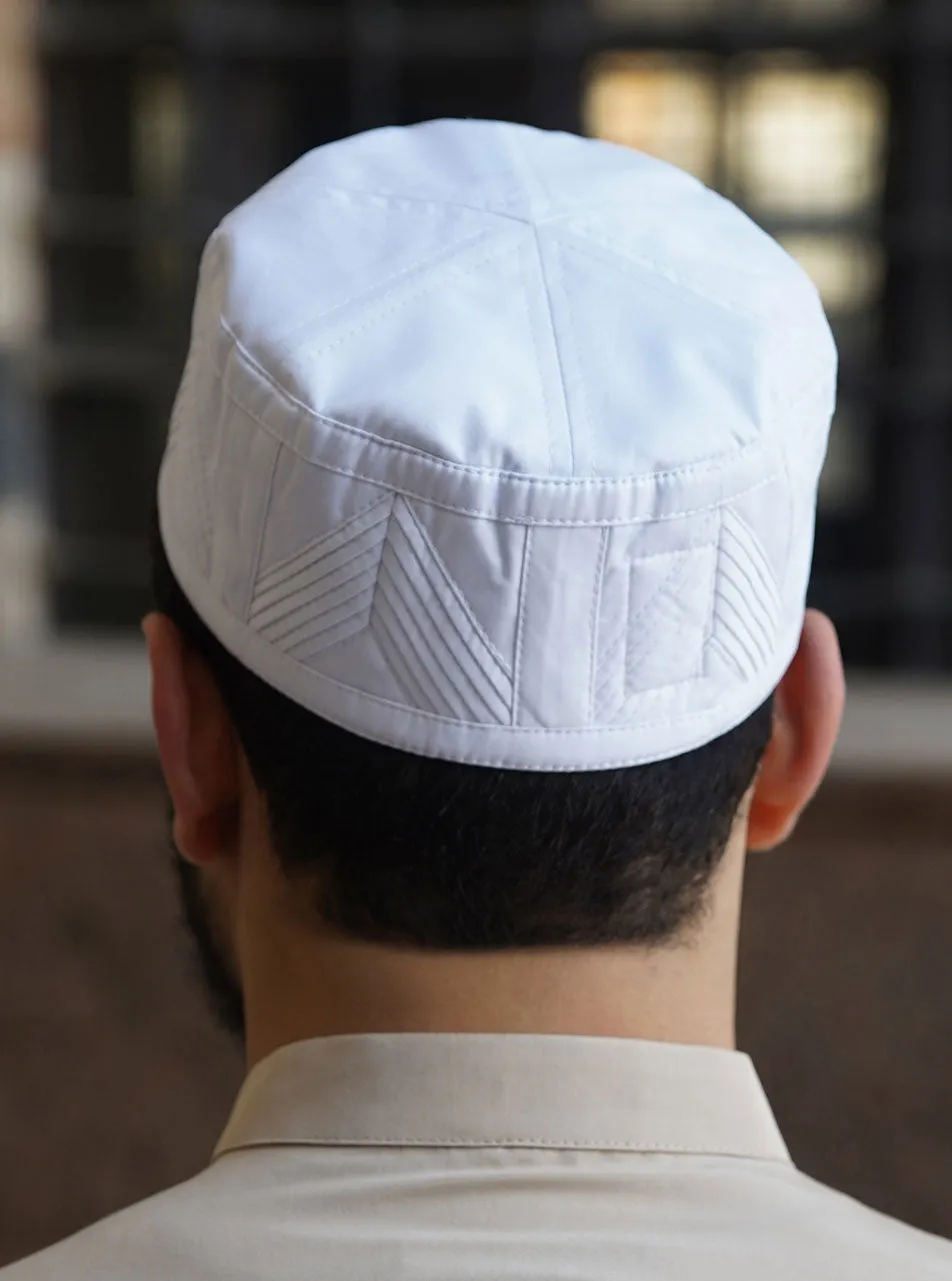 Chevron Pleated Kufi