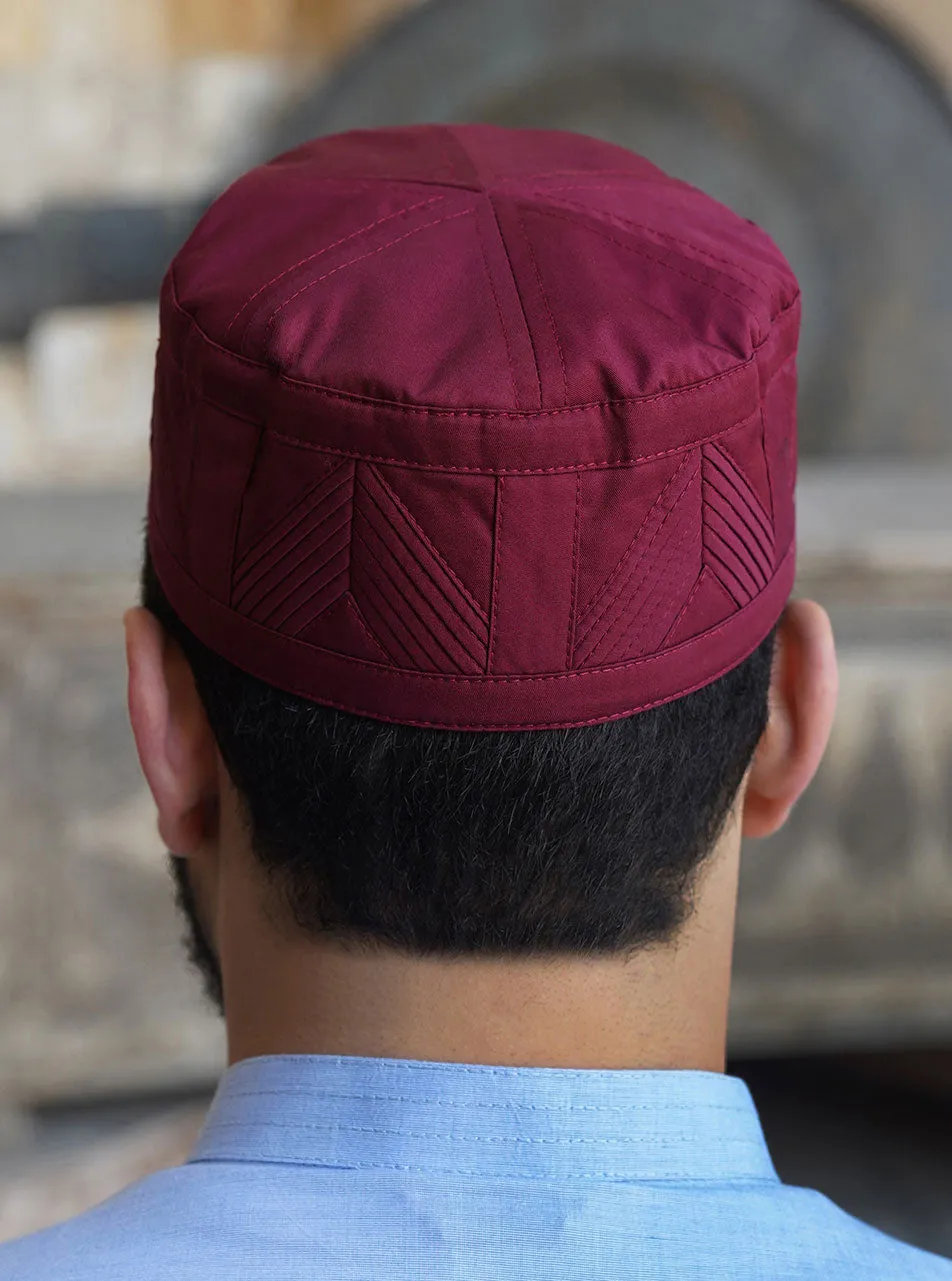 Chevron Pleated Kufi