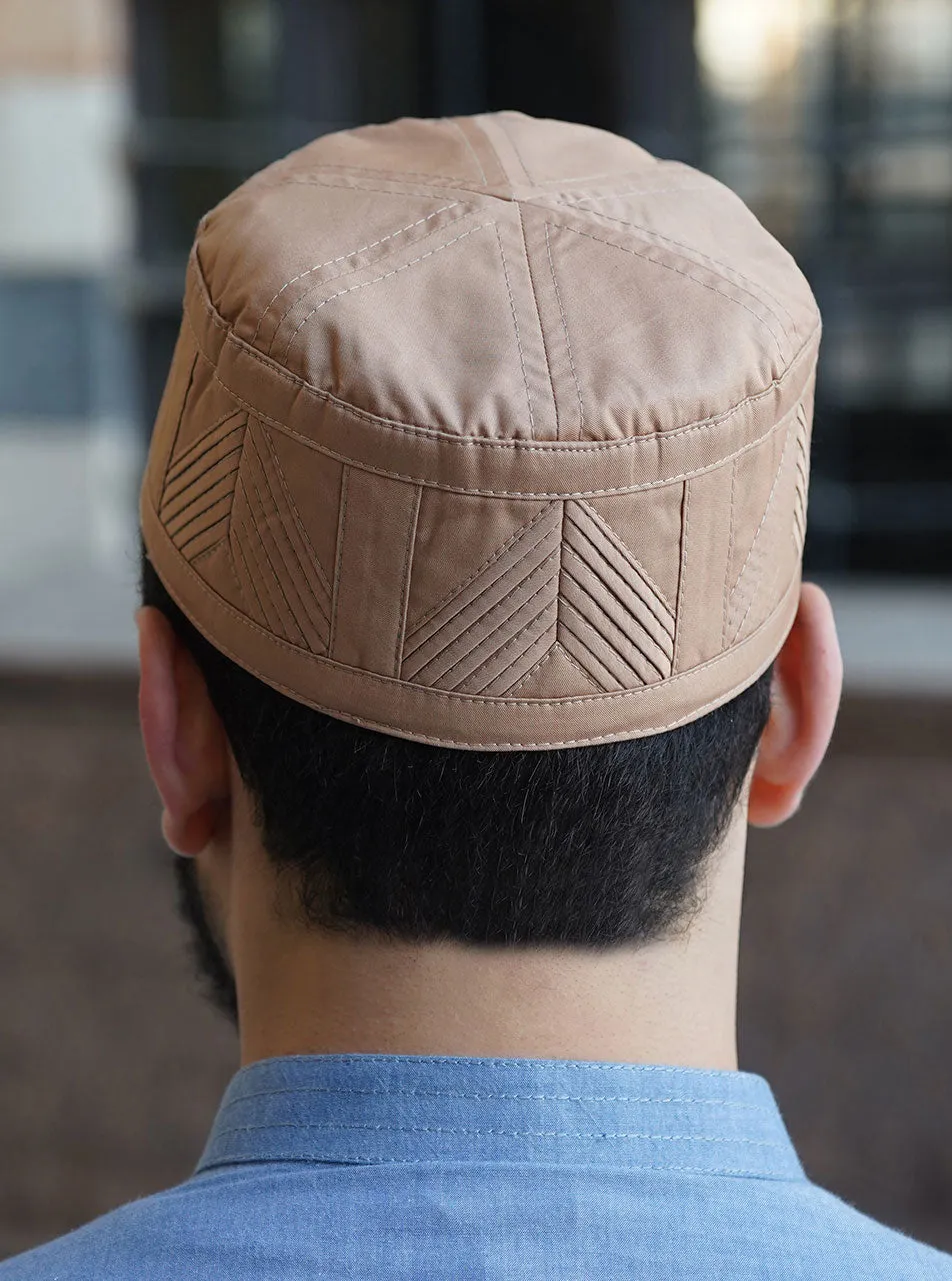 Chevron Pleated Kufi