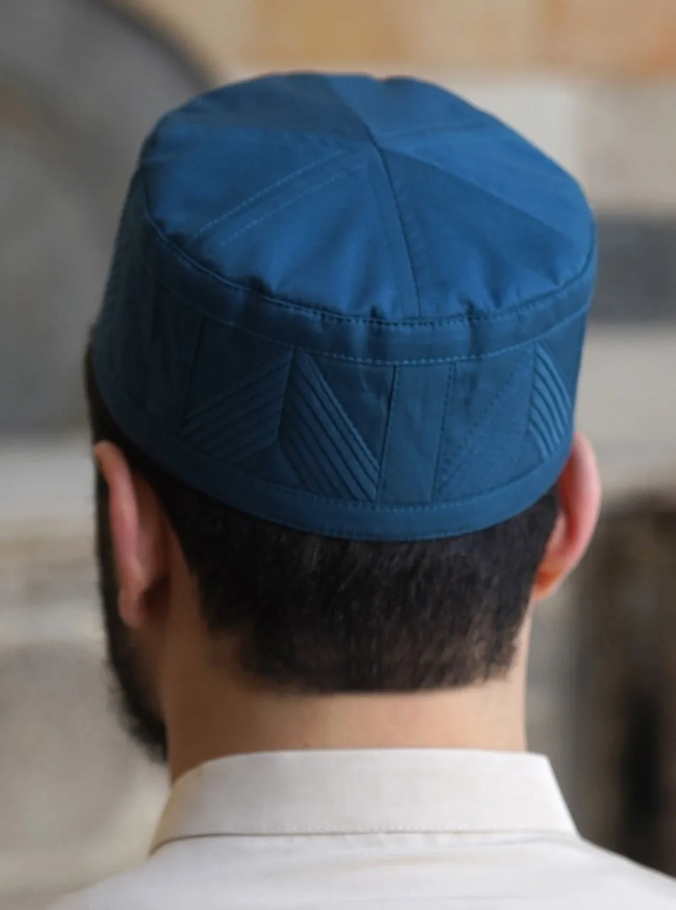 Chevron Pleated Kufi