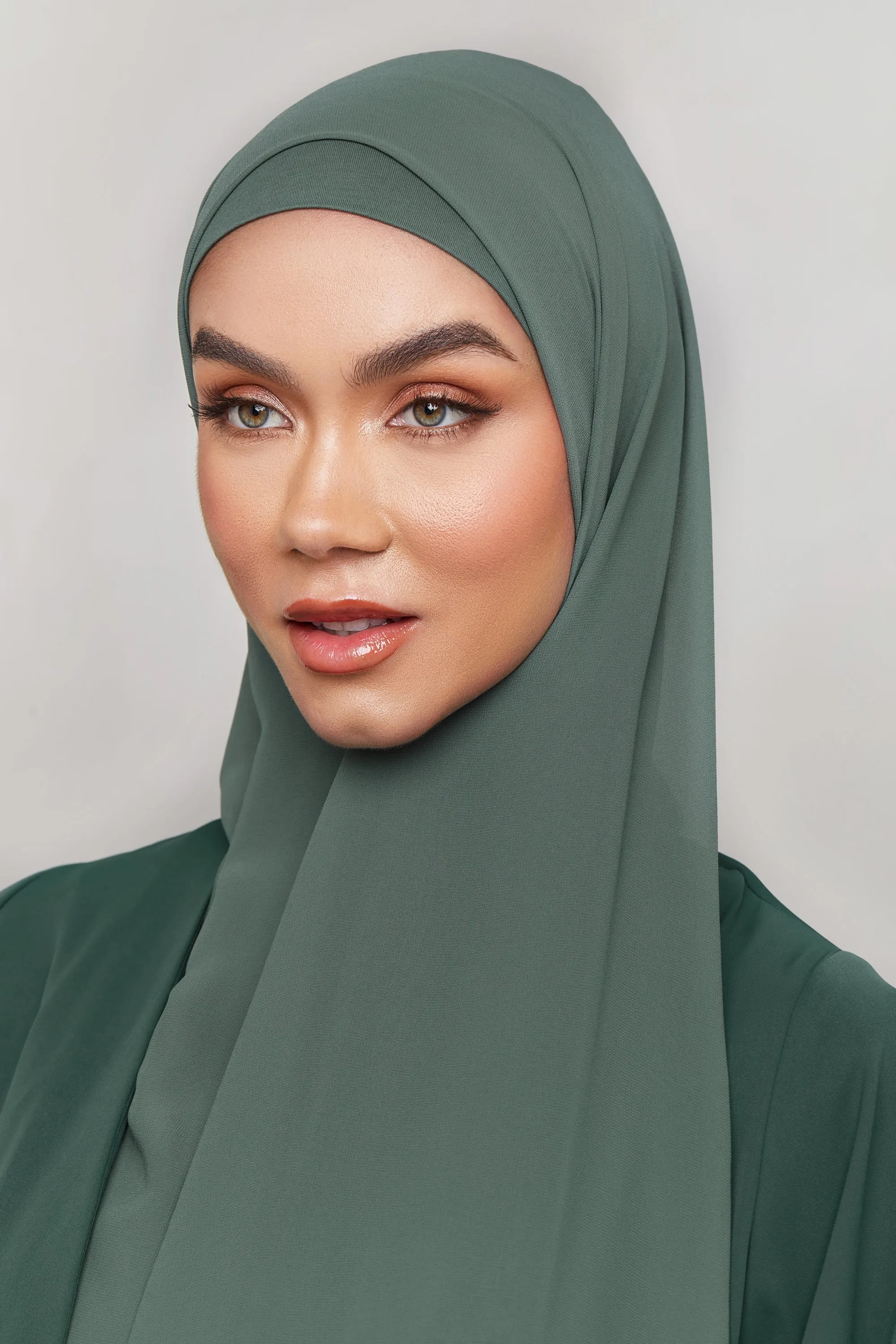 Chiffon LITE Hijab - Dark Forest