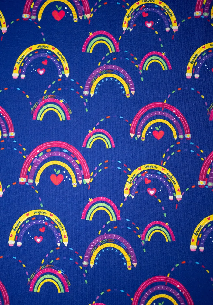 Children's Rainbow Pencil Print Dress (Elio)