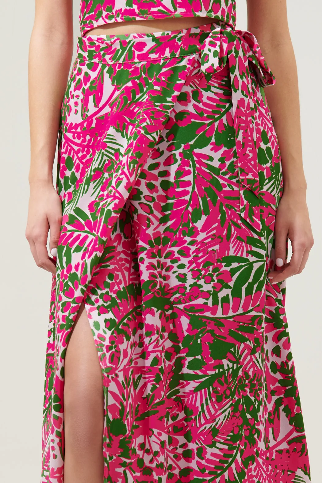 Cienega Floral Maxi Wrap Skirt