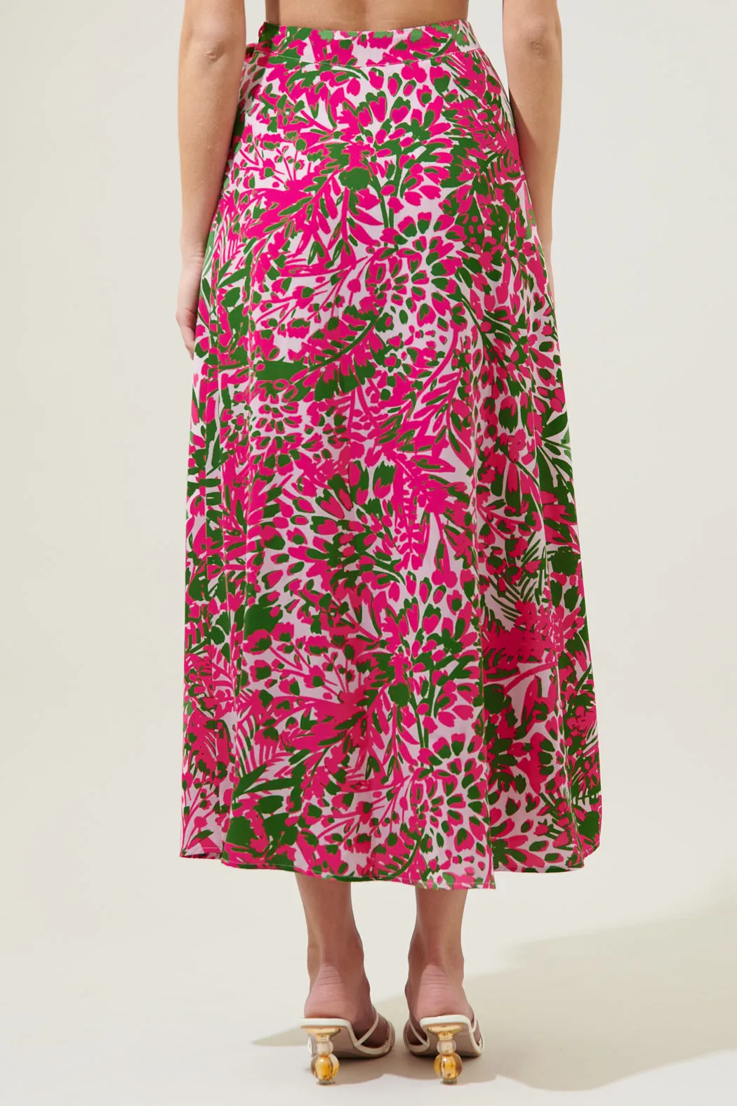 Cienega Floral Maxi Wrap Skirt