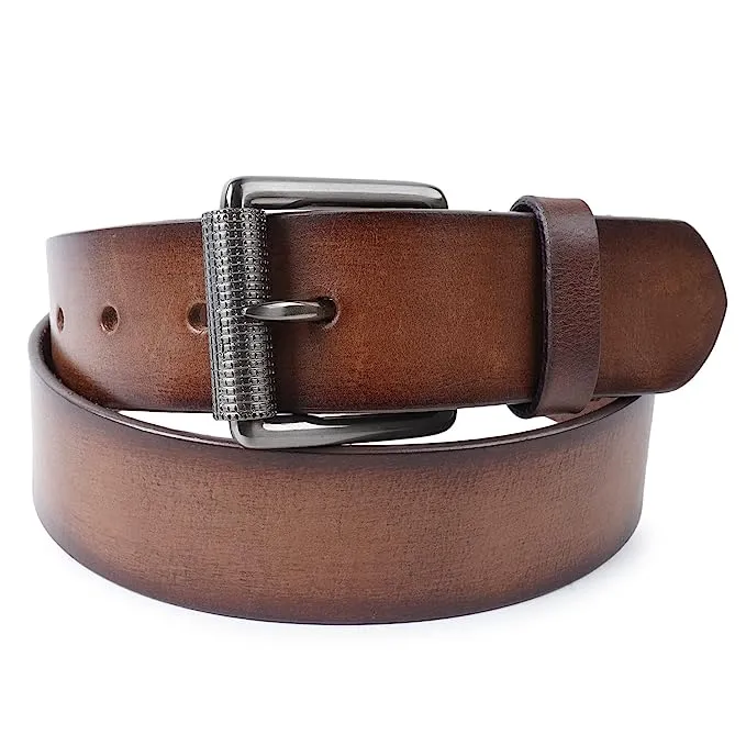 CIMONI Genuine Leather Classic Stylish Trendy Unique Design Casual Formal/Office/College Dailyuse Belt For Men (1 Year Gurantee)