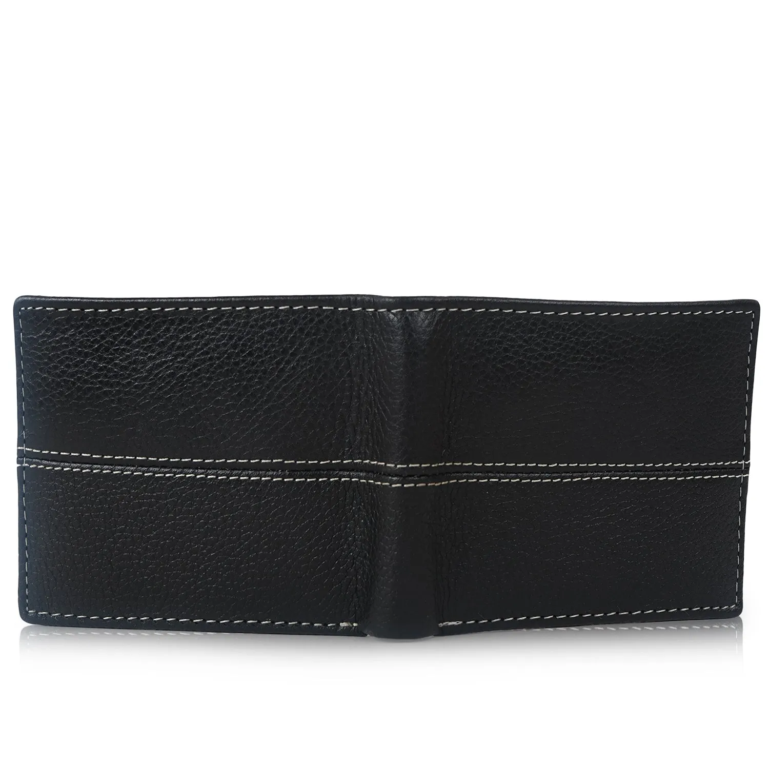 CIMONI Genuine Leather men wallet Black