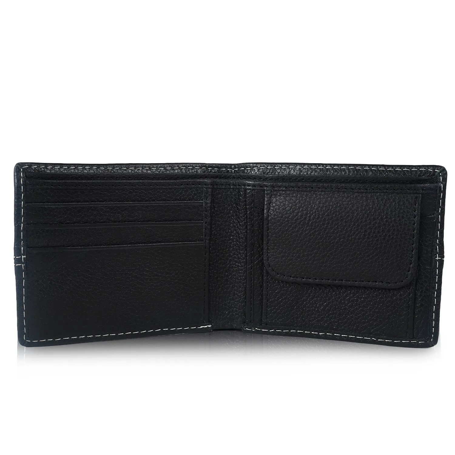 CIMONI Genuine Leather men wallet Black