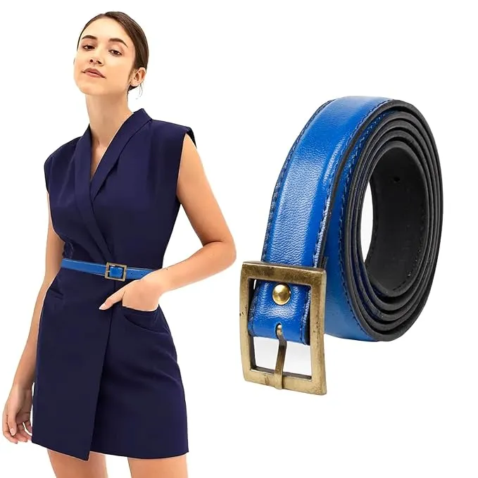 CIMONI Leather women belt of casual & formal uses [Red Color]