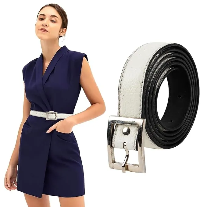 CIMONI Leather women belt of casual & formal uses [Red Color]