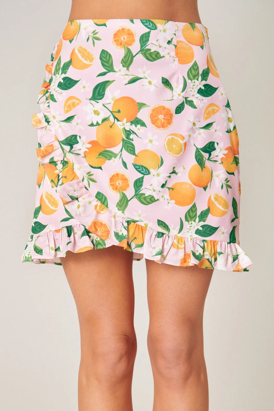 Clementine Ruffle Mini Skirt