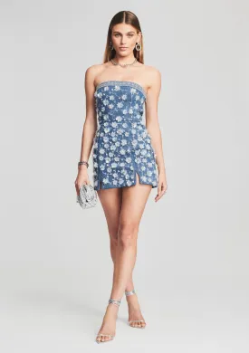 Cordelia Embellished Denim Dress