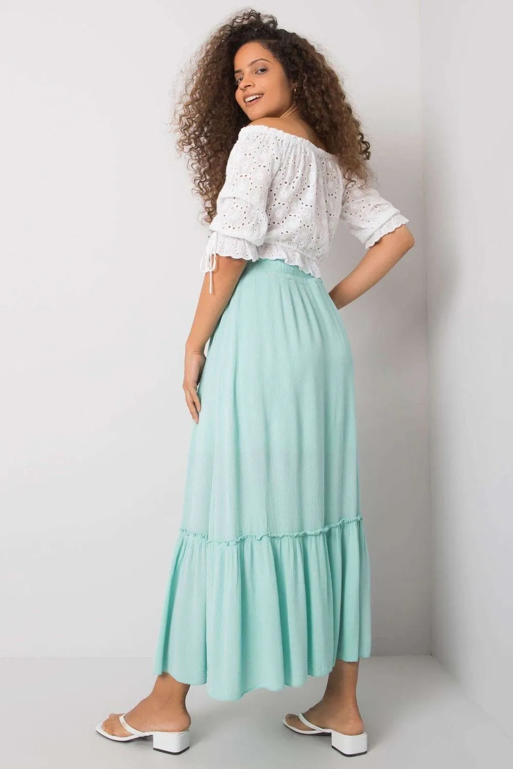 Cotton Maxi Long Skirt, Och Bella